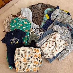 Lot of 16 Baby Clothes - Carters and more 6-9M